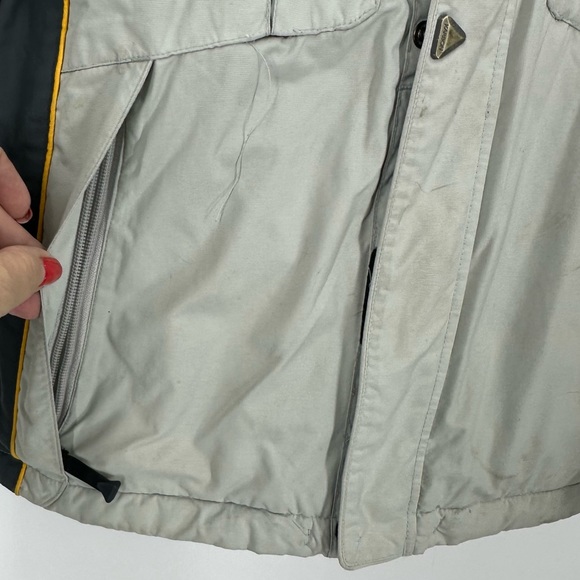 Karbon Winter Snow Ski Jacket Boys 16 Gray Yellow - Picture 4 of 15